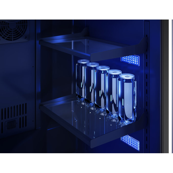 Zephyr Presrv 5.6 cu. ft. Freestanding Kegerator with Door Lock and